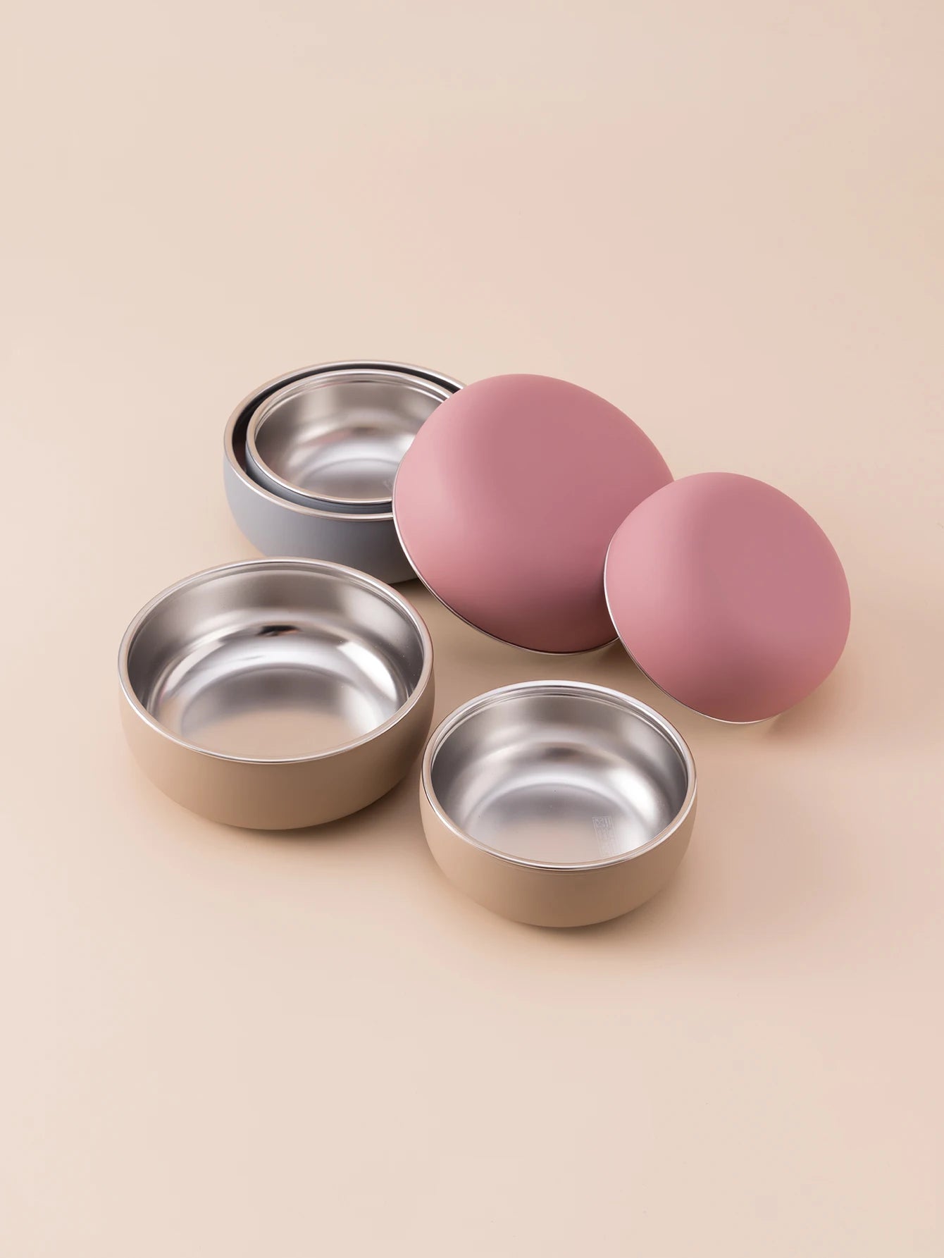 Stainless Steel Bowls - 2 Pack