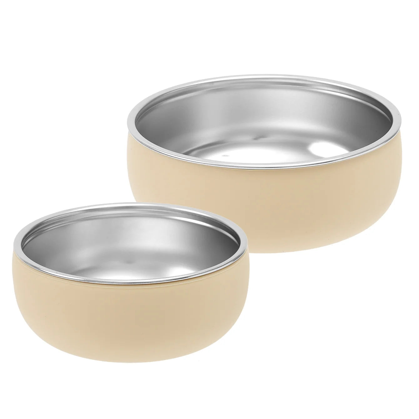 Stainless Steel Bowls - 2 Pack