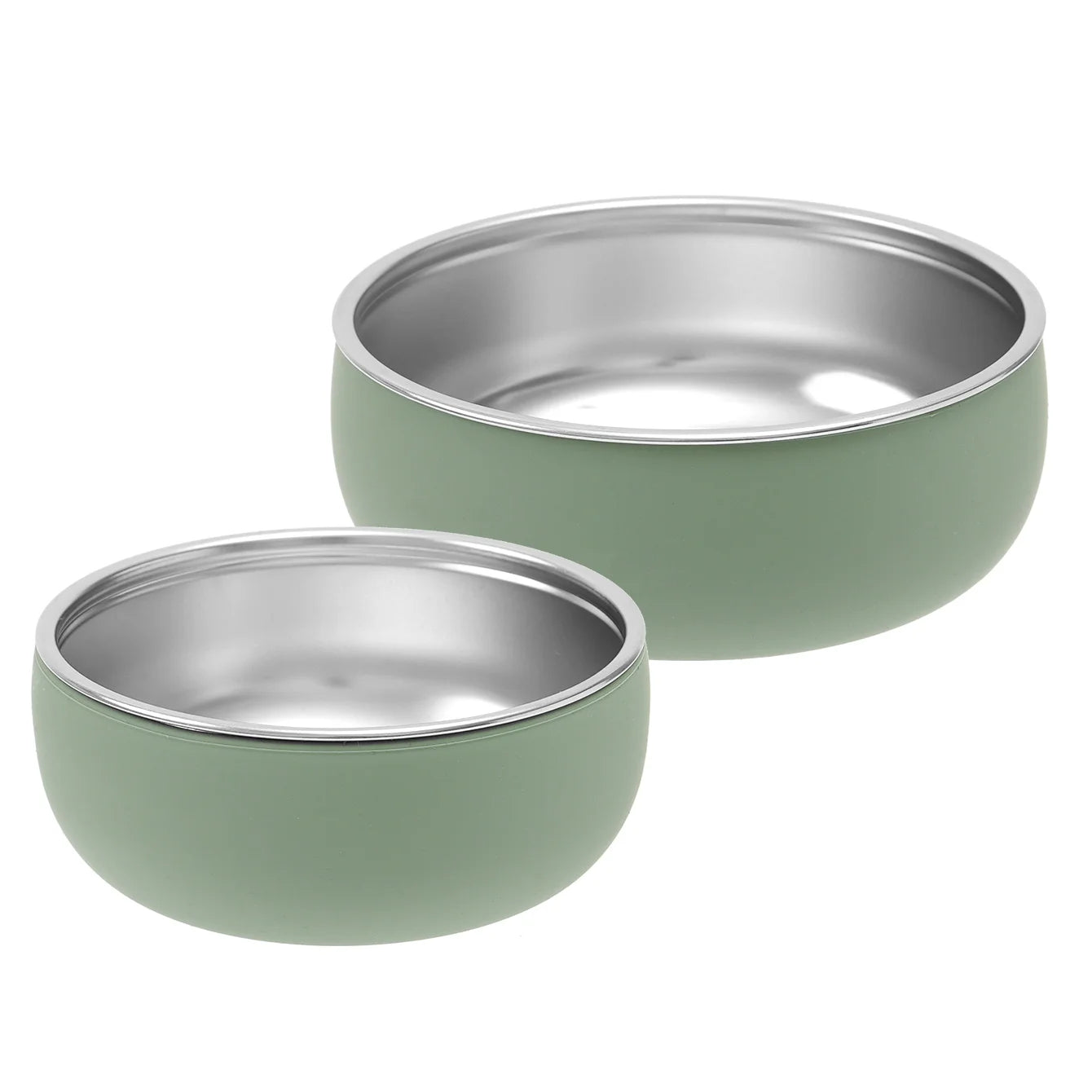 Stainless Steel Bowls - 2 Pack